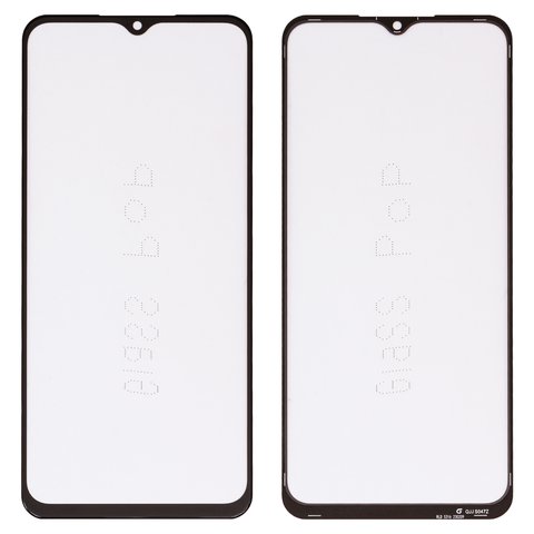 Стекло корпуса G+OCA PRO для Samsung A235 Galaxy A23, M236B Galaxy M23, M336B Galaxy M33, с OCA пленкой, черное