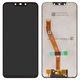 LCD compatible with Huawei Nova 3i, P Smart Plus, (black, without frame, (Box))