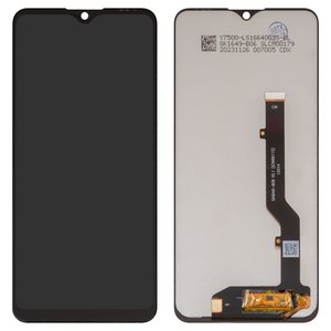 LCD compatible with ZTE Blade A7S 2020 , black, without frame, High Copy, SKI649 B08 V0.1 