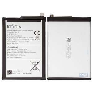 Аккумулятор BL 49LX для Infinix Hot 12 X6817 , Hot 20 X6826 , Hot 20S X6827 , Li Polymer, 3,87 B, 5000 мАч, Original PRC 