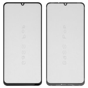 Стекло корпуса G+OCA PRO для Realme C51, C53 NFC, Narzo N53, Note 50, с OCA пленкой, черное