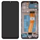 LCD compatible with Samsung A035F Galaxy A03, (black, with frame, High Copy)
