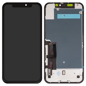 Дисплей для iPhone 11, черный, с рамкой, AAA, TFT , ZY, LTPS HD+