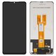 LCD compatible with Samsung A066 Galaxy A06 5G, (black, without frame, (Box))