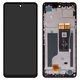 LCD compatible with ZTE Nubia Music (Z2353), (black, with frame, High Copy, 15-3240A-14681-51)