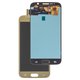 Pantalla LCD puede usarse con Samsung G920 Galaxy S6, dorado, sin marco, High Copy, (OLED)