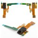 Cable flex puede usarse con Sony C6502 L35h Xperia ZL, C6503 L35i Xperia ZL, C6506 Xperia ZL, del conector de auriculares, con micrófono