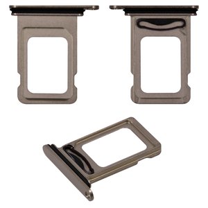 Sujetador de tarjeta SIM puede usarse con iPhone 11 Pro, plateado, double SIM, matte silver