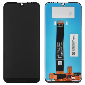 Pantalla LCD puede usarse con Huawei Honor 8S, Y5 2019 , negro, Logo Huawei, sin marco, High Copy, AMN LX1 LX2 LX3 LX9  KSE LX9 KSA LX9
