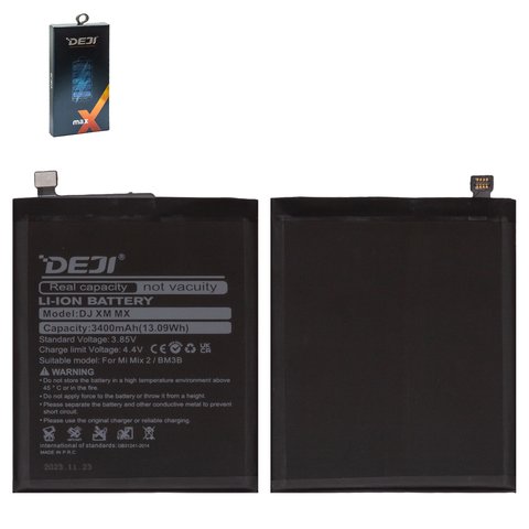 Batería Deji BM3B puede usarse con Xiaomi Mi Mix 2, Mi Mix 2S, Mi Mix Evo, Li ion, 3.85 V, 3400 mAh, MDE5