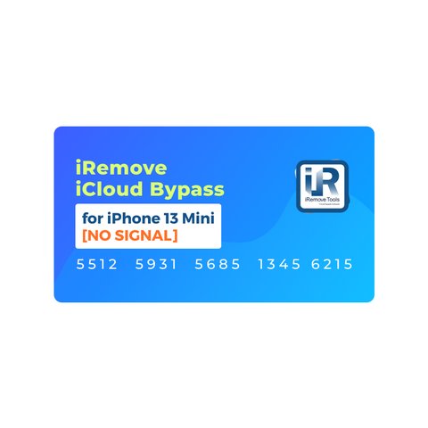 iRemove iCloud Bypass para iPhone 13 Mini [NO SIGNAL]