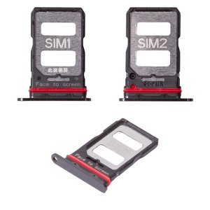 Sujetador de tarjeta SIM puede usarse con Xiaomi Poco F6 Pro, negro, black