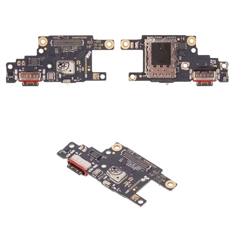 Cable flex puede usarse con Xiaomi Poco F6, del conector de carga, con componentes, Original PRC , placa del cargador