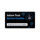Créditos del servidor Adam Tool (recarga de cuenta existente)
