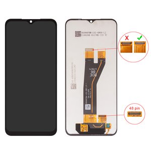 Pantalla LCD puede usarse con Samsung A146B Galaxy A14 5G, negro, sin marco, High Copy, 48 pin, BS066FBM L09 DB01_1.1