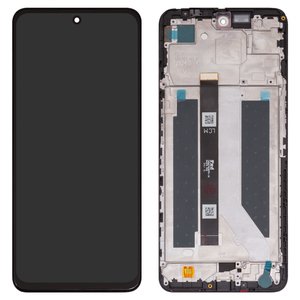 Pantalla LCD puede usarse con ZTE Nubia Neo 2 5G Z2352N , negro, con marco, High Copy, TXDI670EBEPX 19