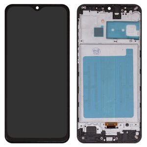 Pantalla LCD puede usarse con Samsung M215 Galaxy M21, M305 Galaxy M30, M307 Galaxy M30s, M315 Galaxy M31, negro, con marco, Copy, TFT 