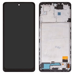 Pantalla LCD puede usarse con Xiaomi Redmi Note 10 Pro, Redmi Note 10 Pro Max, negro, con marco, Copy, TFT , M2101K6G