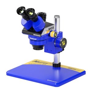 Microscopio Mechanic MOS300 B11, trinocular, 6X 45X