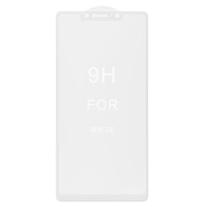 Защитное стекло All Spares для Xiaomi Mi 8 SE 5.88", 5D Full Glue, белый, M1805E2A