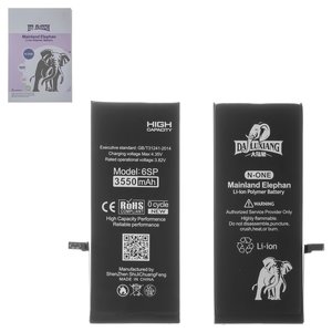 Акумулятор Da Luxiang для Apple iPhone 6S Plus, Li ion, 3,82 B, 3550 мАг, збільшена ємність, original IC