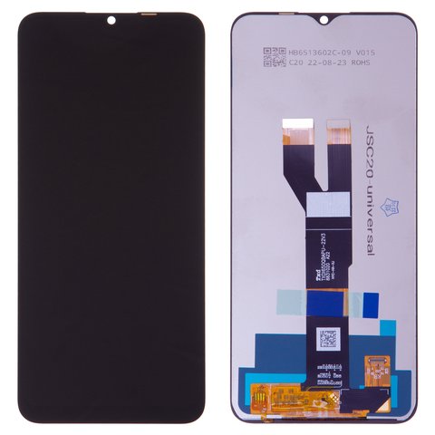 Дисплей для Realme C21, чорний, без рамки, High Copy, RMX3201