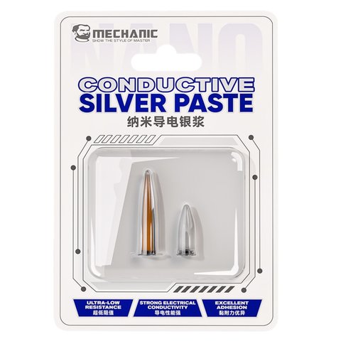 Струмопровідний лак Mechanic NANO20, silver conductive paint