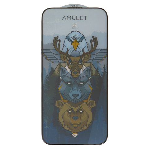 Защитное стекло iNobi Amulet для Apple iPhone 16 Pro Max, Full Glue, Anti Static, черный