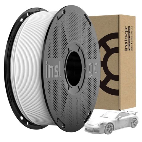 Филамент для 3D принтера INSLOGIC MATTE PLA White, 1 кг