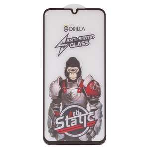 Захисне скло для Samsung A155 Galaxy A15, M346 Galaxy M34, сумісне з чохлом, Full Glue, Anti Static, чорний, gorilla