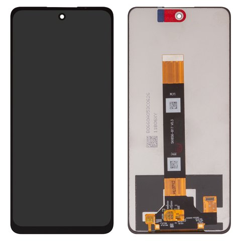 Дисплей для TCL 50 5G, черный, без рамки, High Copy