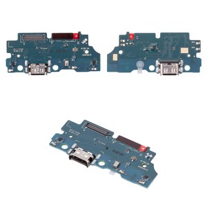 Шлейф для Samsung A175 Galaxy A17 4G, конектора зарядки, з компонентами, Original PRC , плата зарядки