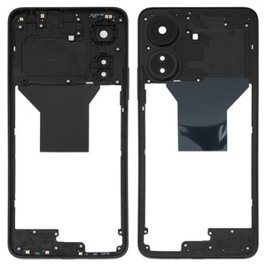 Середня частина корпусу для Xiaomi Redmi 13C, чорна