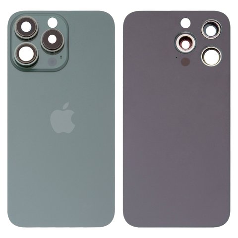 Задняя панель корпуса для iPhone 13 Pro, зеленая, со стеклом камеры, alpine Green, small hole