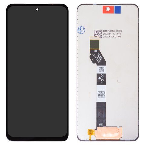 Дисплей для Motorola Moto E15, Moto G05, Moto G15, чорний, без рамки, Box , 1540484161