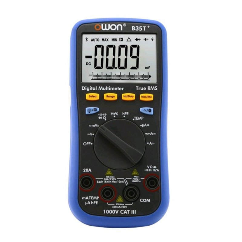 Цифровий Bluetooth-мультиметр OWON B35T+ Зображення 2